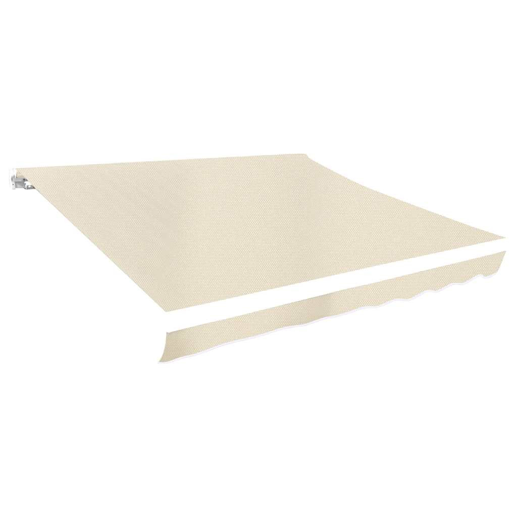 vidaXL Ersatzstoff für Markise Creme 3x2,5 m Polyester