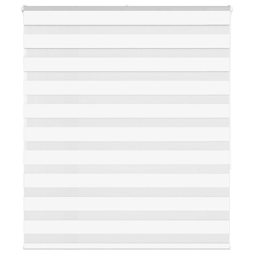 vidaXL Doppelrollo Weiß 120x150 cm Stoffbreite 115,9 cm Polyester