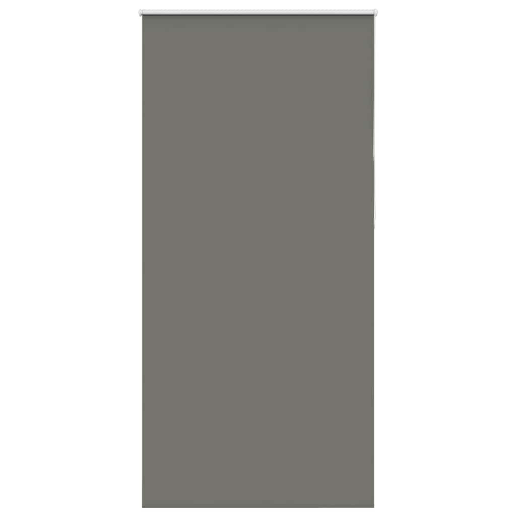vidaXL Verdunkelungsrollo Grau 90x210 cm Stoffbreite 85,7 cm Polyester