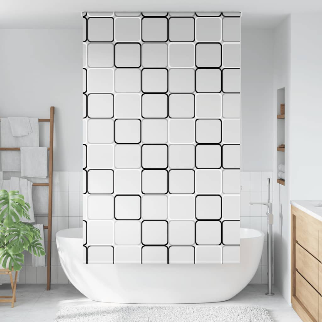 vidaXL Duschrollo 120x240 cm Stoffbreite 116 cm