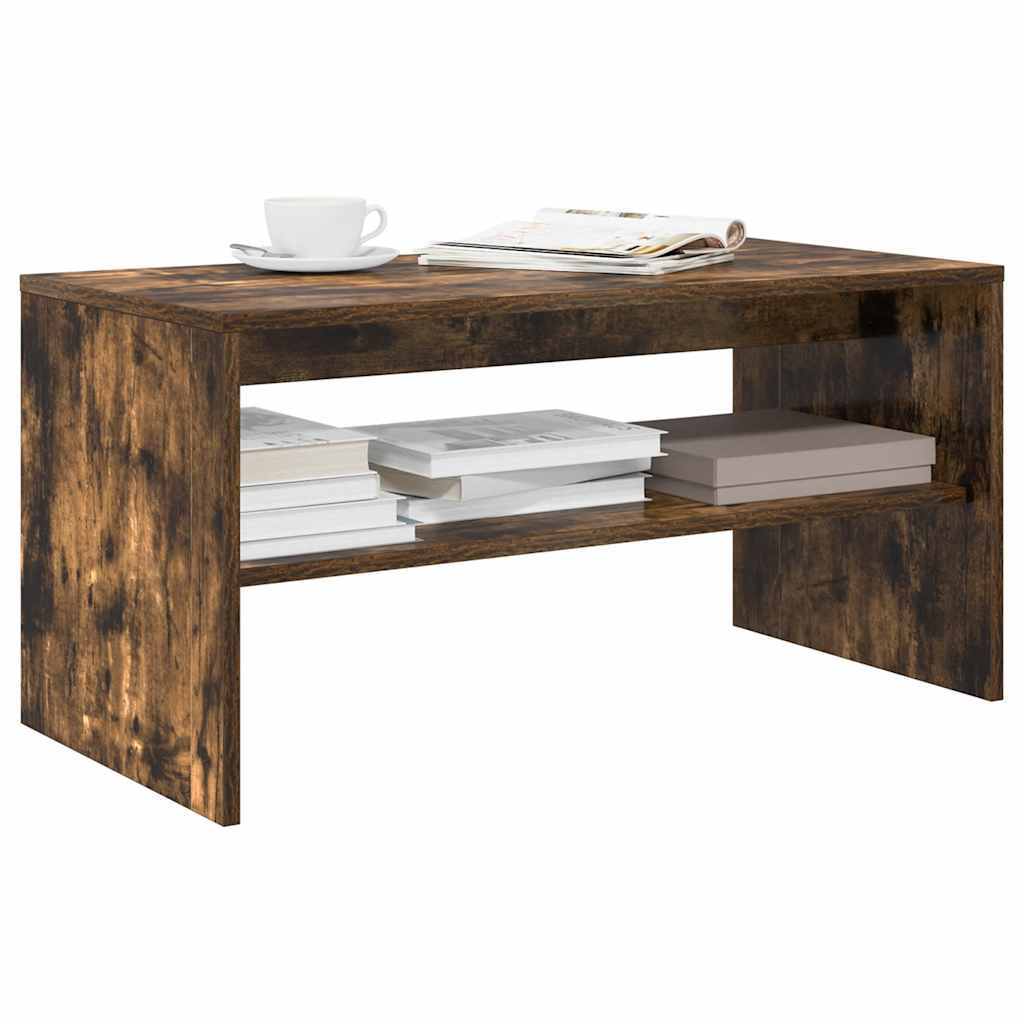 vidaXL TV-Schrank Räuchereiche 80x40x40 cm Holzwerkstoff