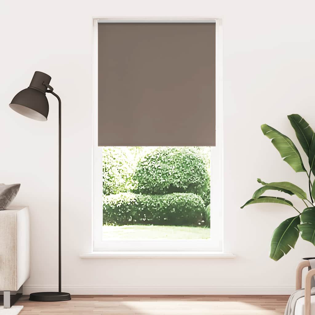 vidaXL Verdunkelungsrollo Kaffeebraun 90x210cm Stoffbreite 85,7 cm