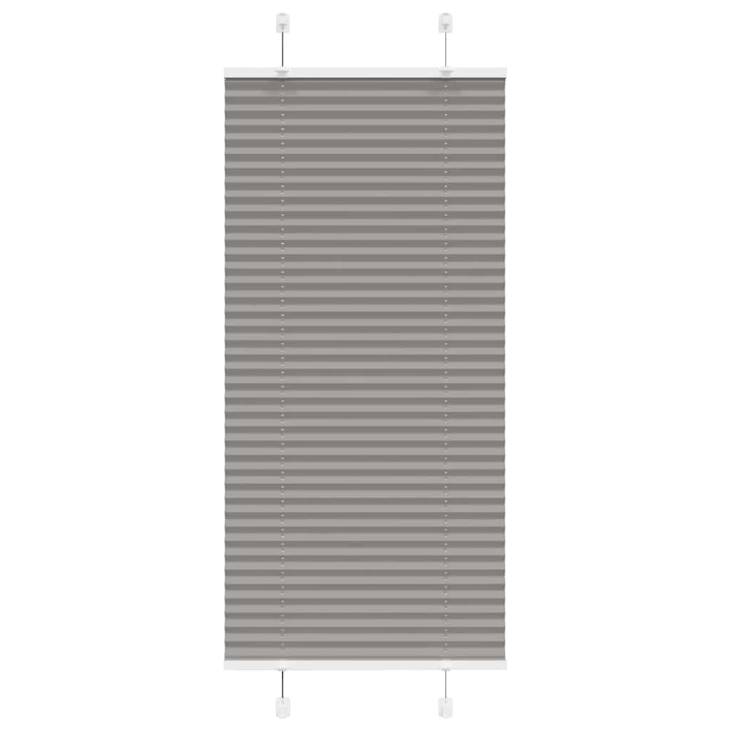 vidaXL Plissee Anthrazit 60x150 cm Stoffbreite 59,4 cm Polyester