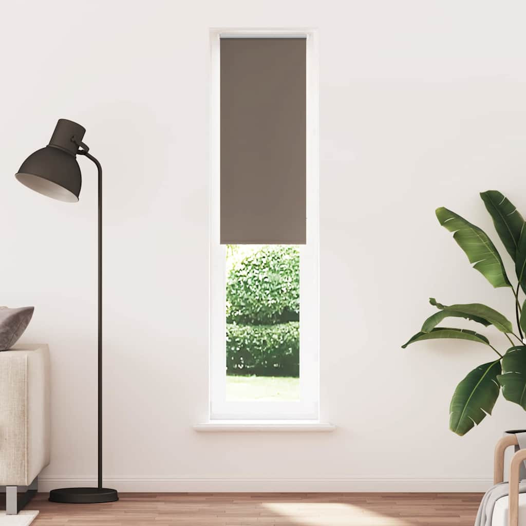 vidaXL Verdunkelungsrollo Kaffeebraun 55x210cm Stoffbreite 50,7 cm