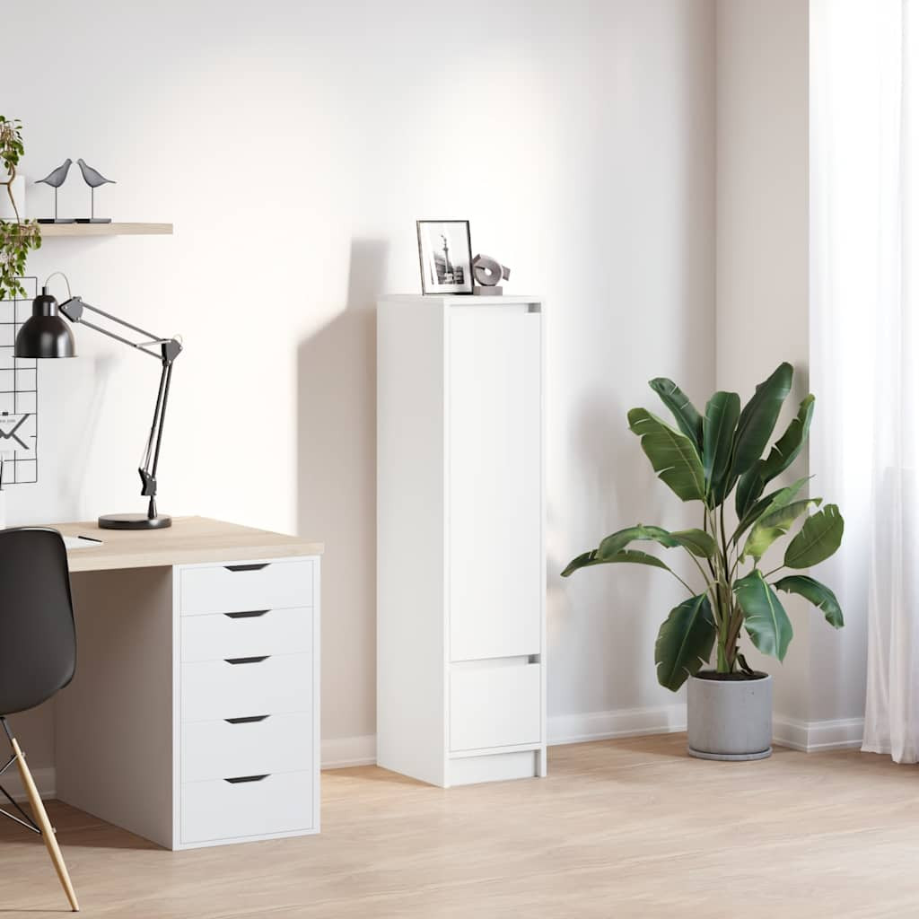 vidaXL Highboard Weiß 29,5x34x119,5 cm Holzwerkstoff