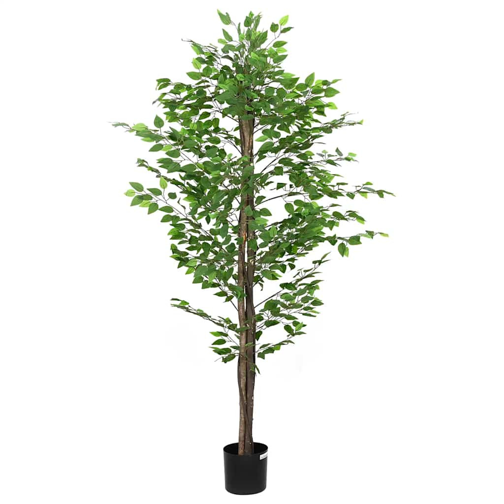 vidaXL Ficusbaum Künstlich 1260 Blätter 200 cm Grün