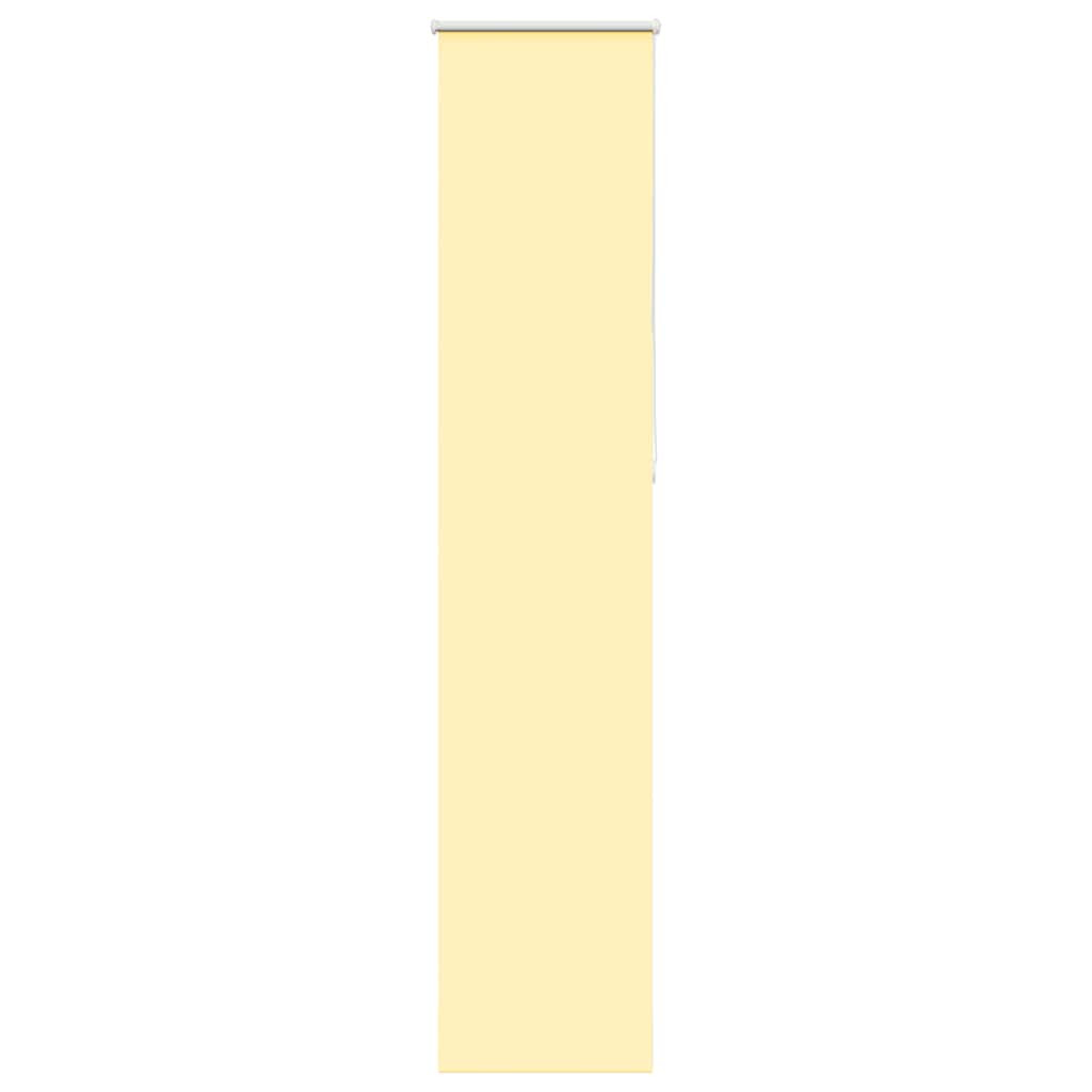 vidaXL Verdunkelungsrollo Gelb 55x230 cm Stoffbreite 50,7 cm Polyester