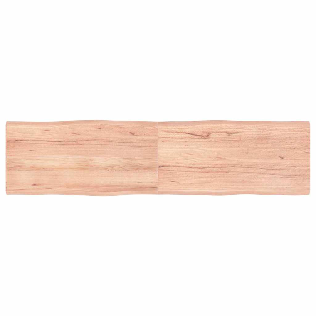 vidaXL Tischplatte 160x40x(2-4) cm Massivholz Behandelt Baumkante