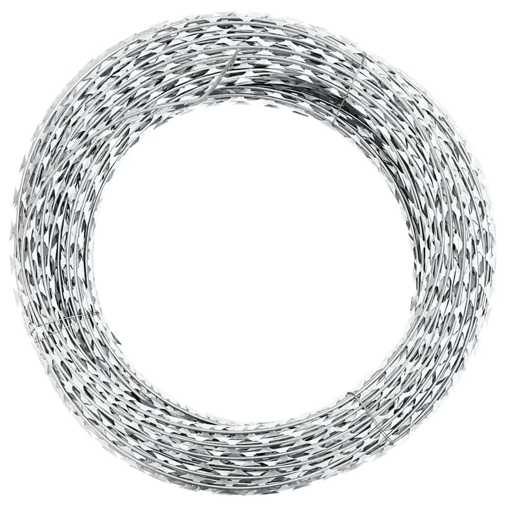 vidaXL NATO-Stacheldraht Verzinkter Stahl 300 m