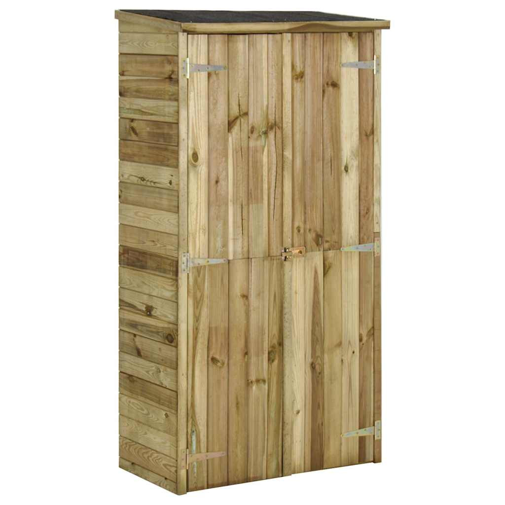vidaXL Geräteschuppen Kiefernholz 85×48×177 cm