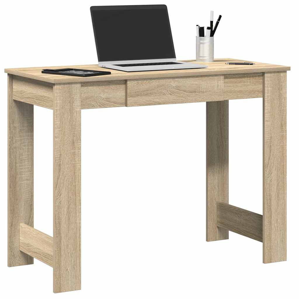 vidaXL Schreibtisch Sonoma-Eiche 100x45x75 cm Holzwerkstoff