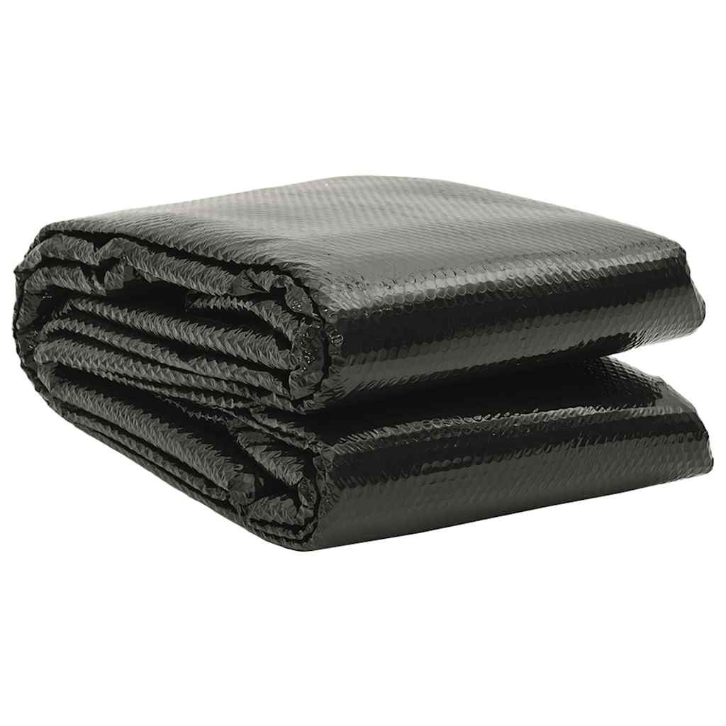 vidaXL Rechteckige Poolabdeckung 800x500 cm PE Schwarz