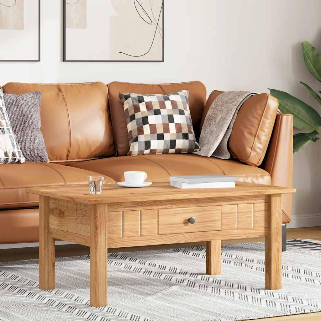 vidaXL Couchtisch 100x60x43,5 cm Massivholz Panama-Kiefer