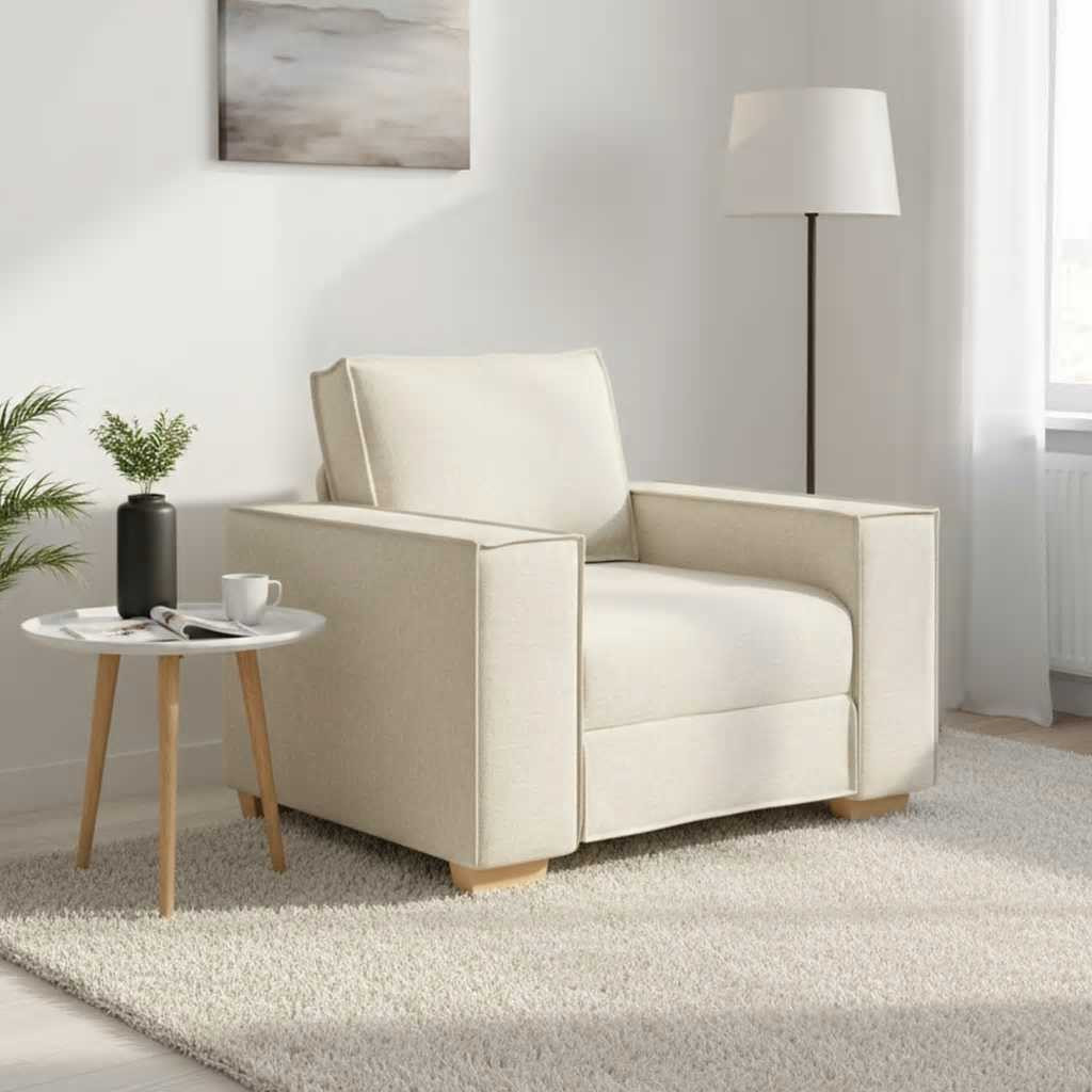 vidaXL Sofa Stuhl Leinen 100x78x84 cm