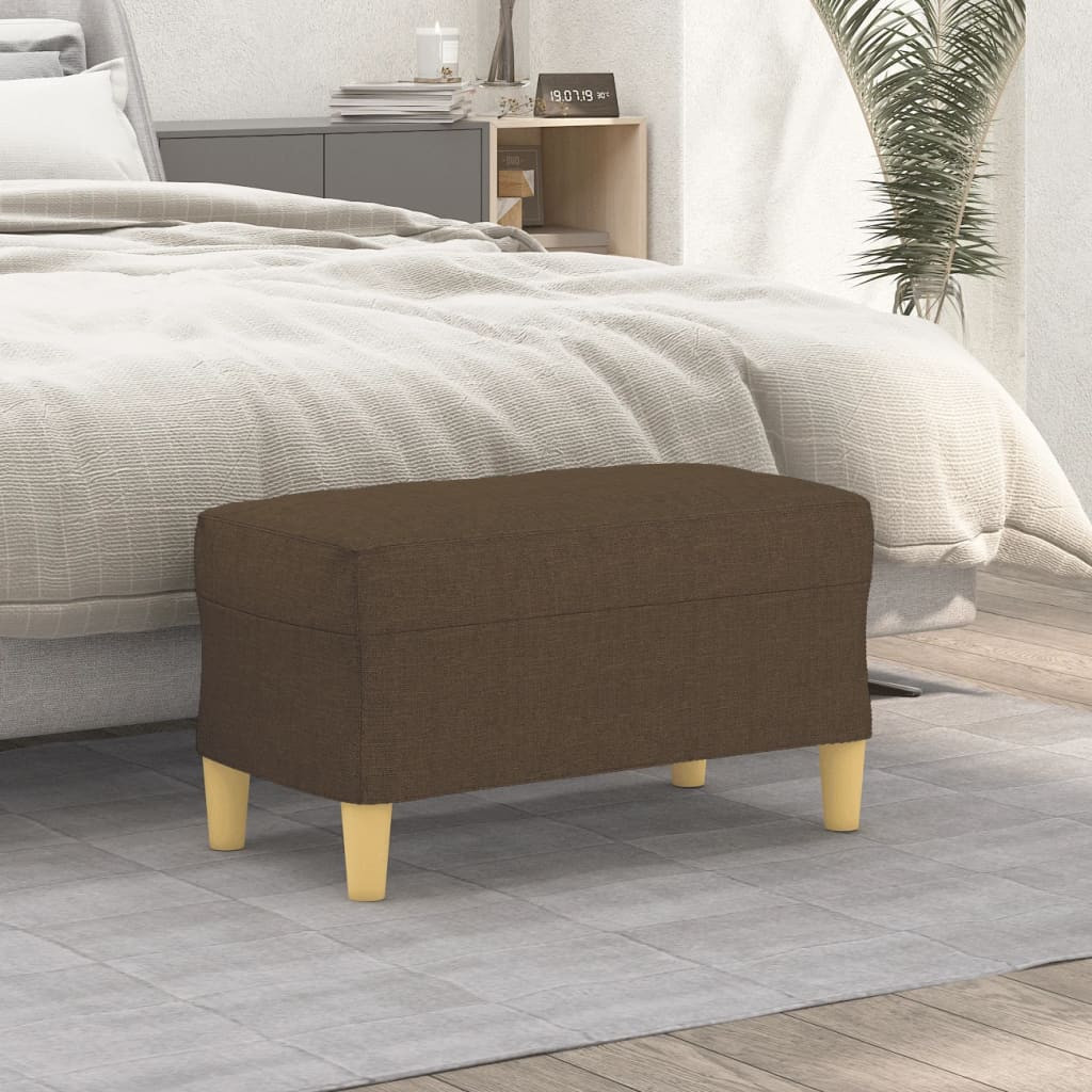 vidaXL Sitzbank Braun 70x35x41 cm Stoff
