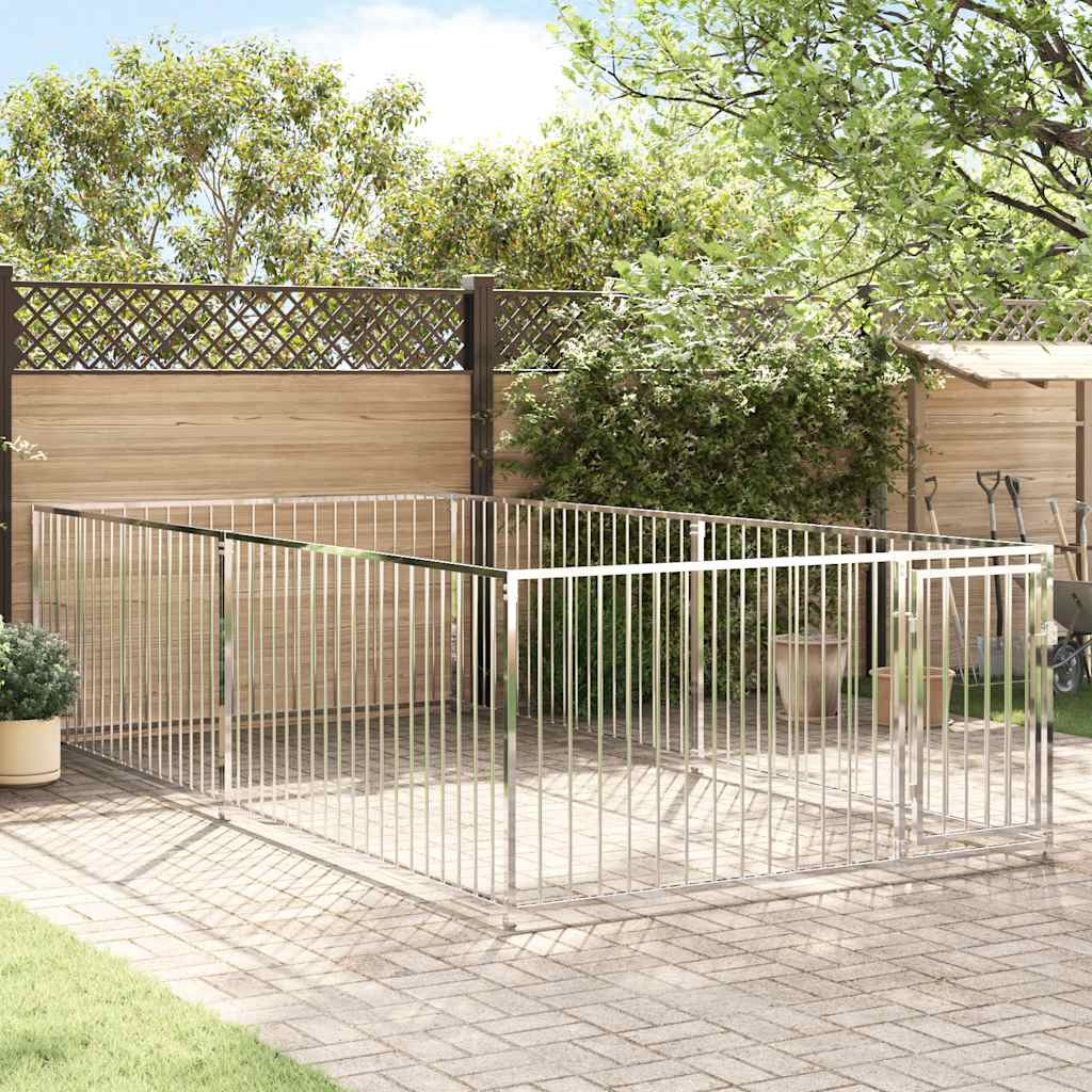 vidaXL Outdoor-Hundezwinger 200×400×100 cm