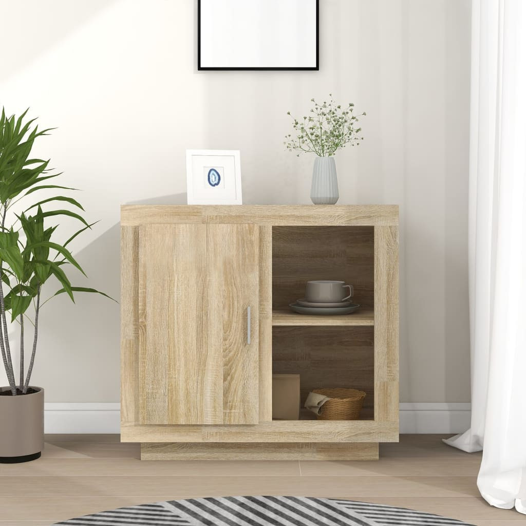 vidaXL Sideboard Sonoma-Eiche 80x40x75 cm