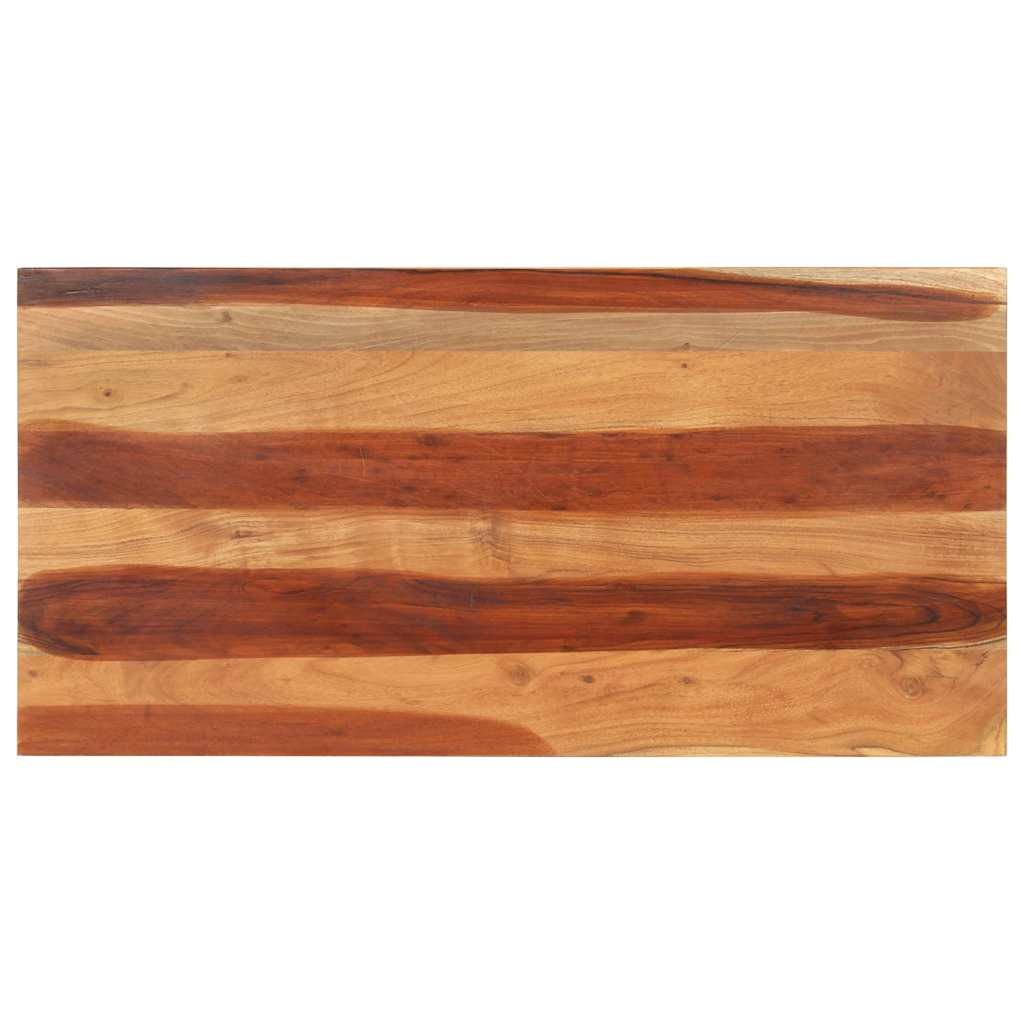 vidaXL Tischplatte Massivholz Akazie 15-16 mm 60x120 cm