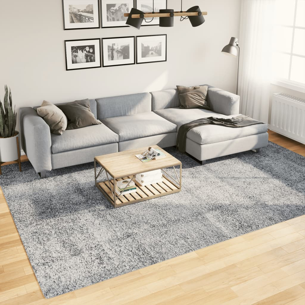 vidaXL Shaggy-Teppich PAMPLONA Hochflor Modern Blau 240x340 cm