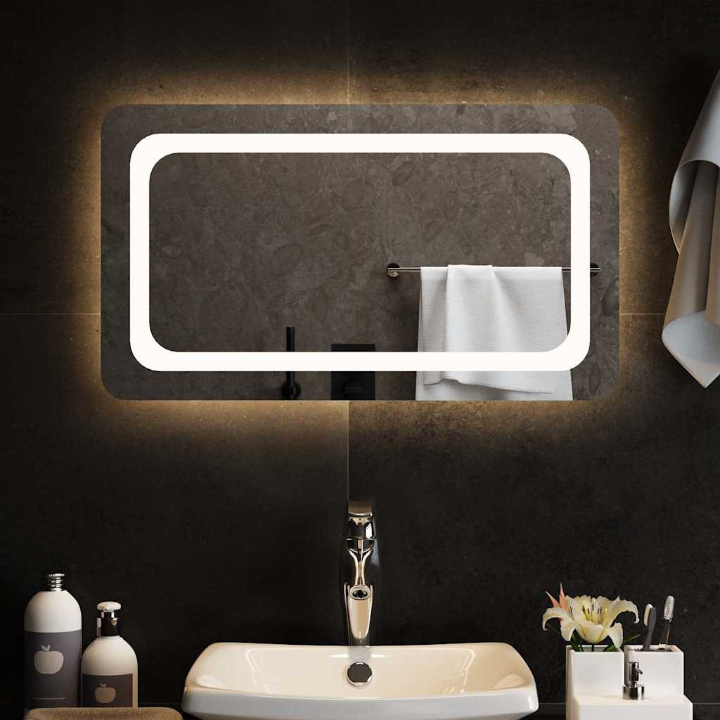 vidaXL LED-Badspiegel 70x40 cm