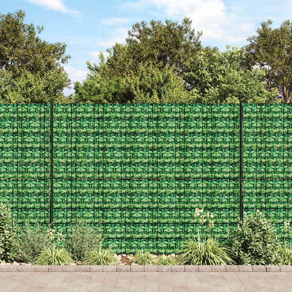 vidaXL Garten-Sichtschutz 4 Stk. PVC 35x0,19 m Grün