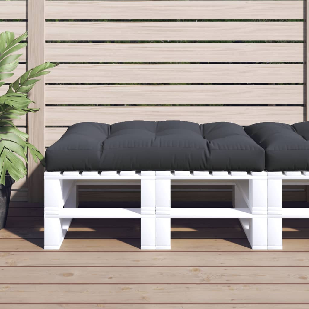 vidaXL Palettenkissen Anthrazit 120x80x12 cm Stoff