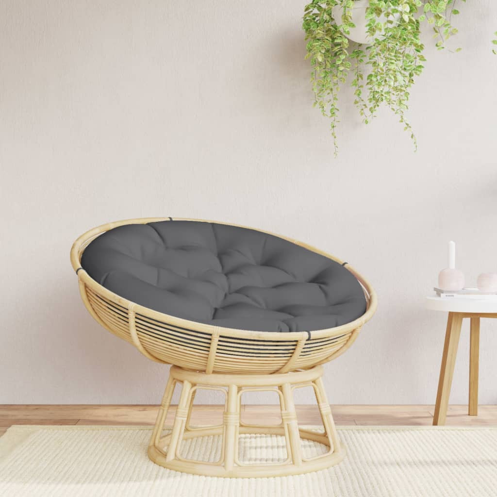 vidaXL Kissen Rund Anthrazit Ø 100x11 cm Oxford-Gewebe
