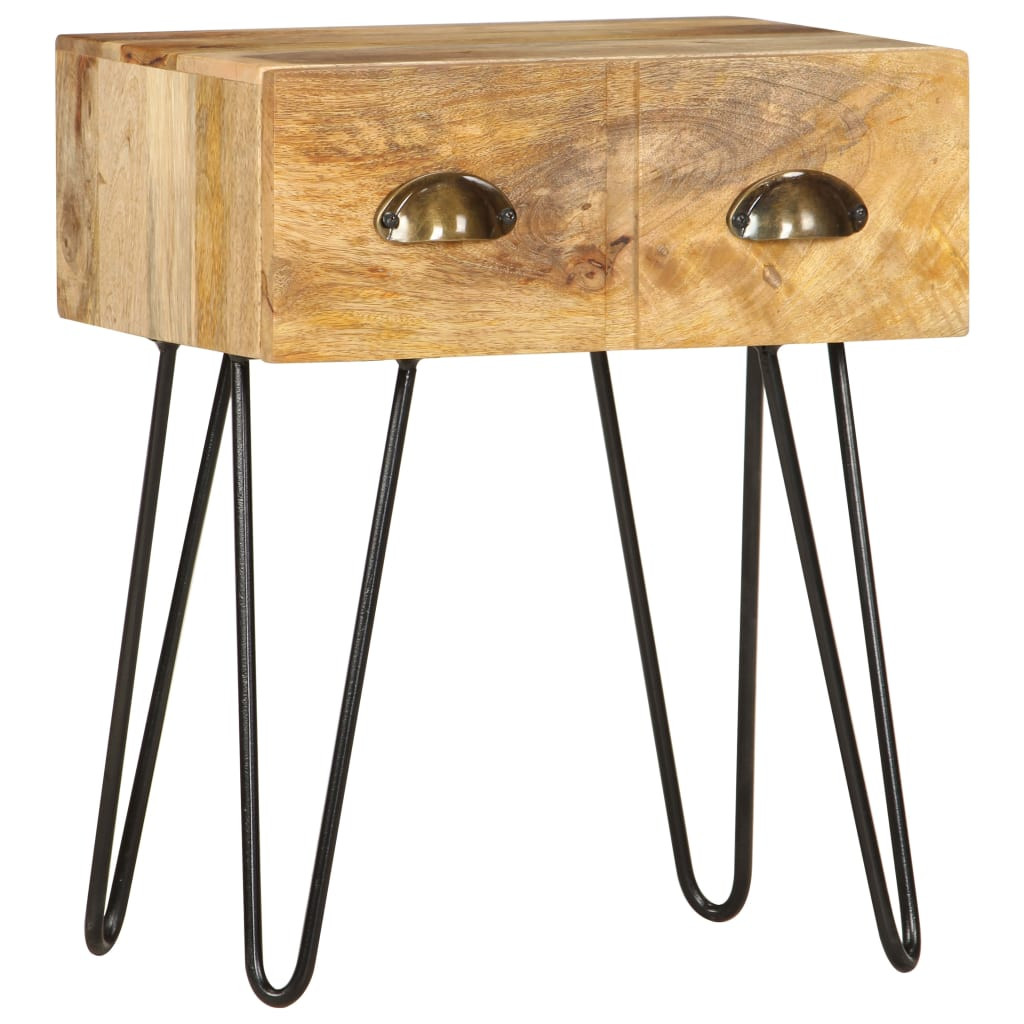 vidaXL Nachttisch 40x30x50 cm Mango Massivholz