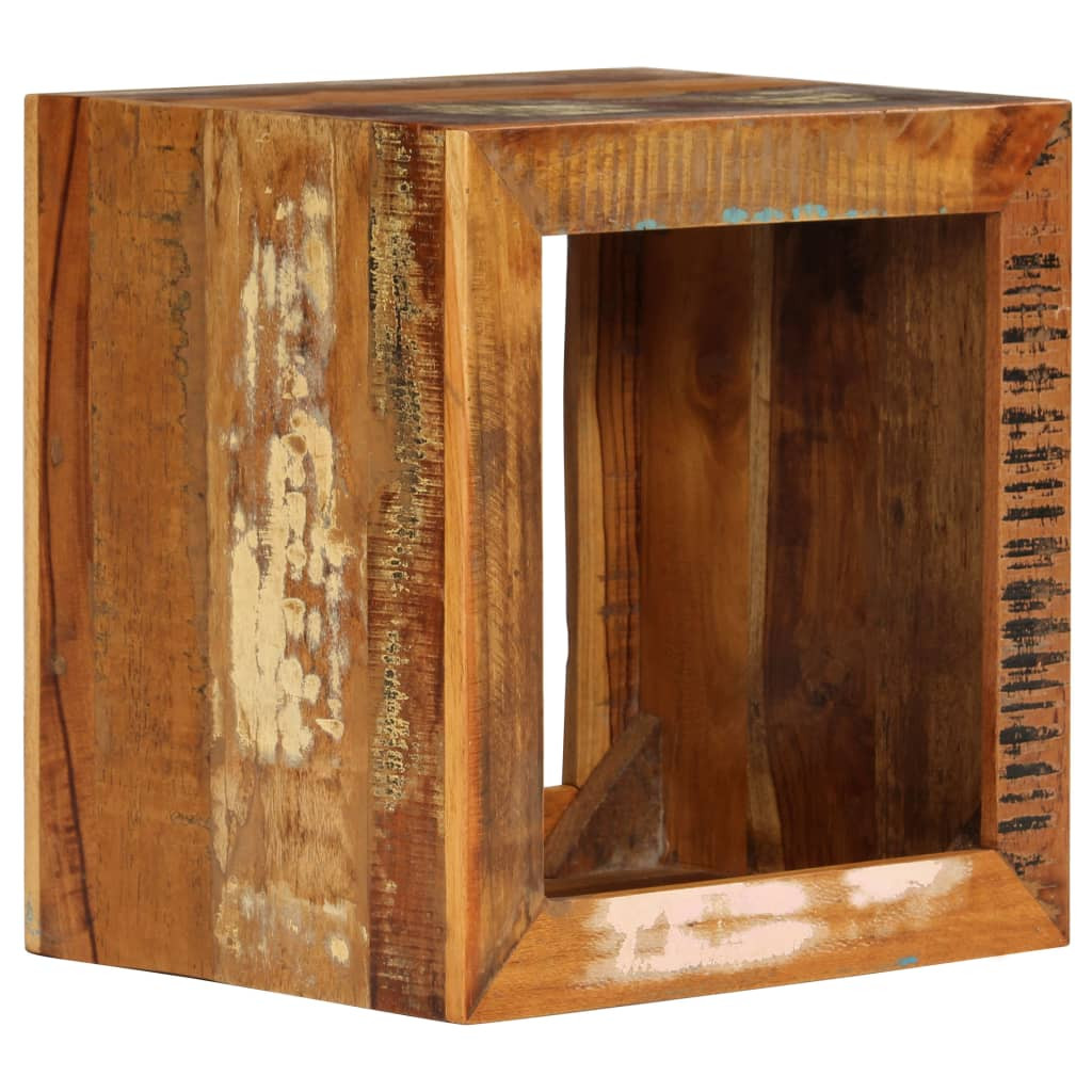 vidaXL Hocker 40x30x40 cm Altholz Massiv