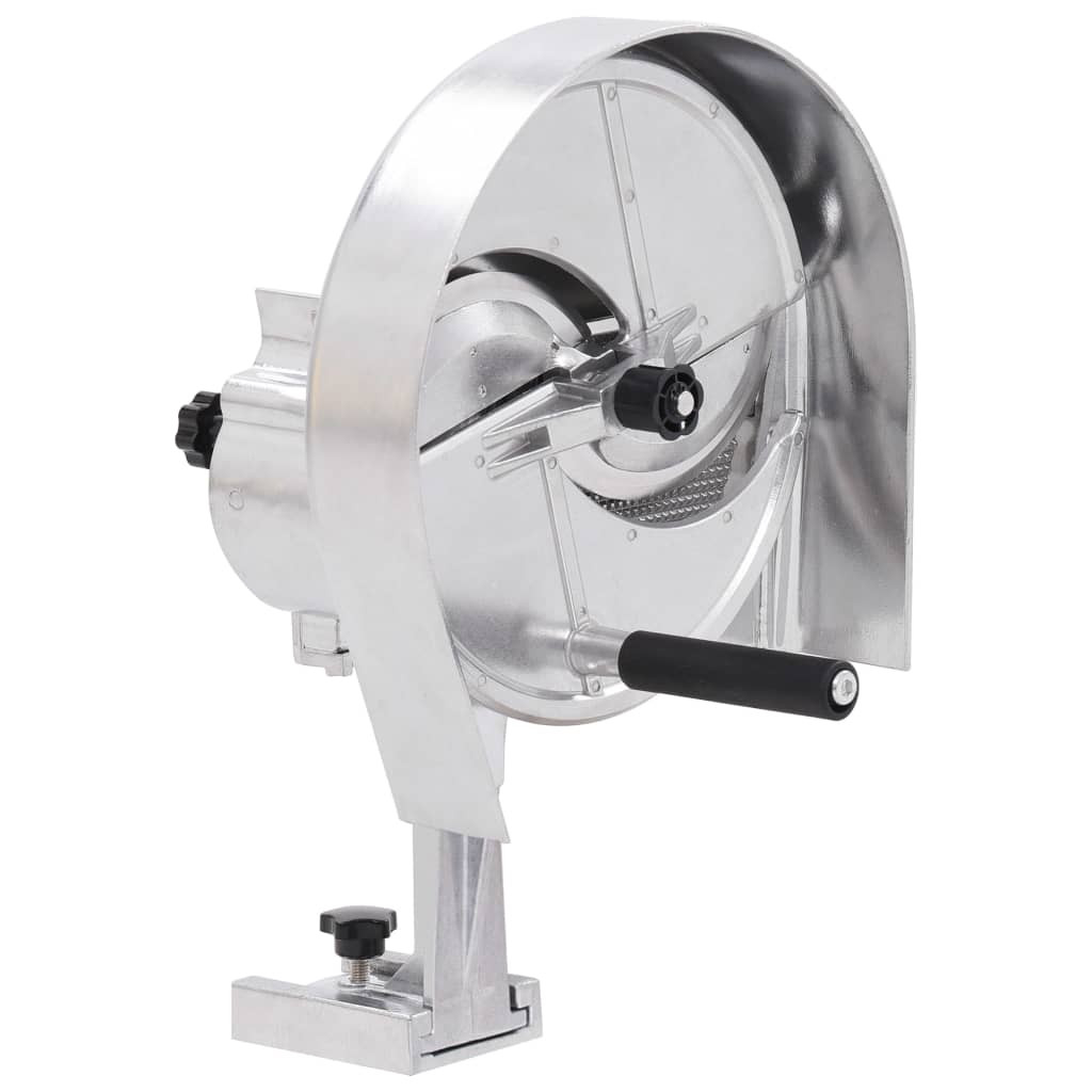 vidaXL Manueller Gemüseschneider Silbern 22 x 44,5 cm Aluminium