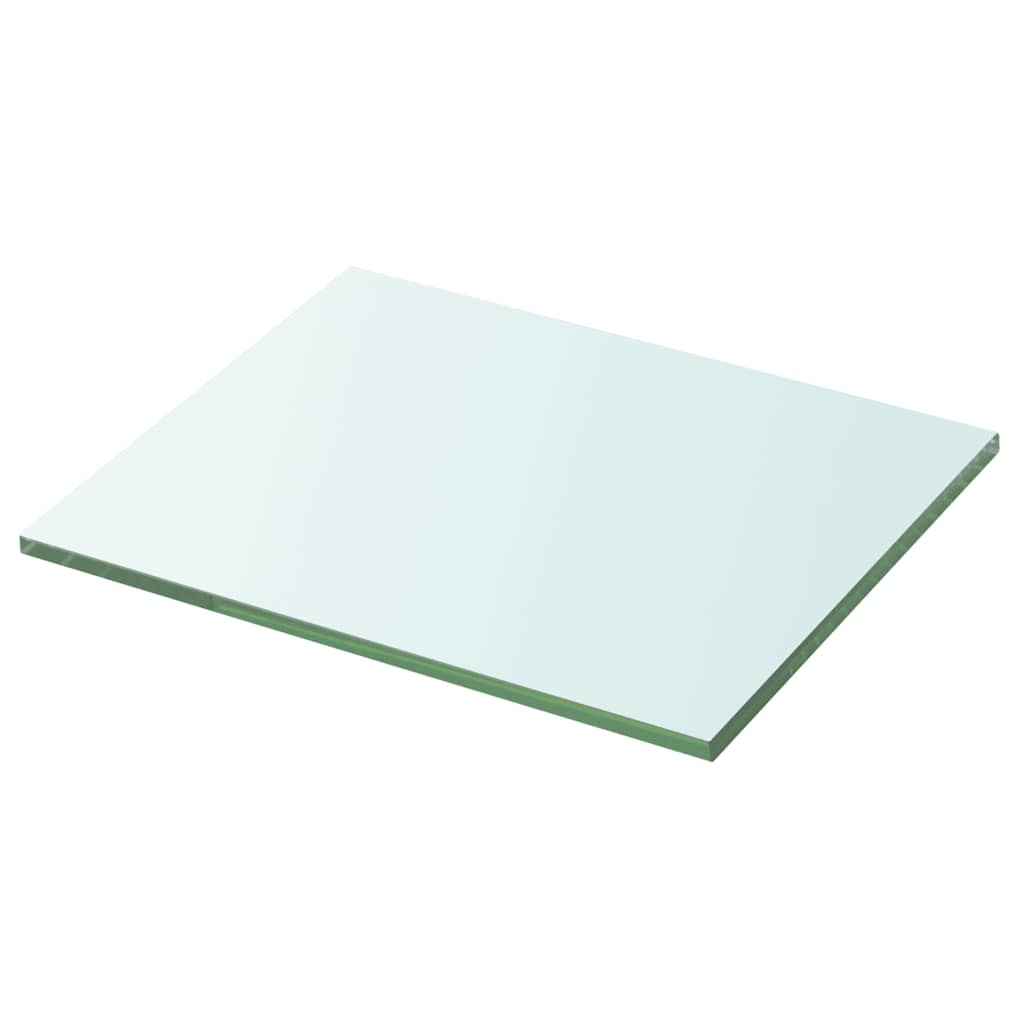 vidaXL Regalboden Glas Transparent 20x25 cm
