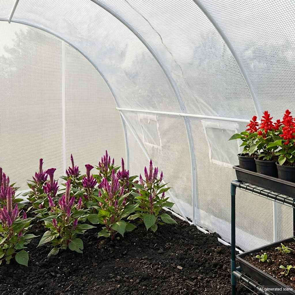 vidaXL Gewächshaus 4,5 m² 300x150x200 cm