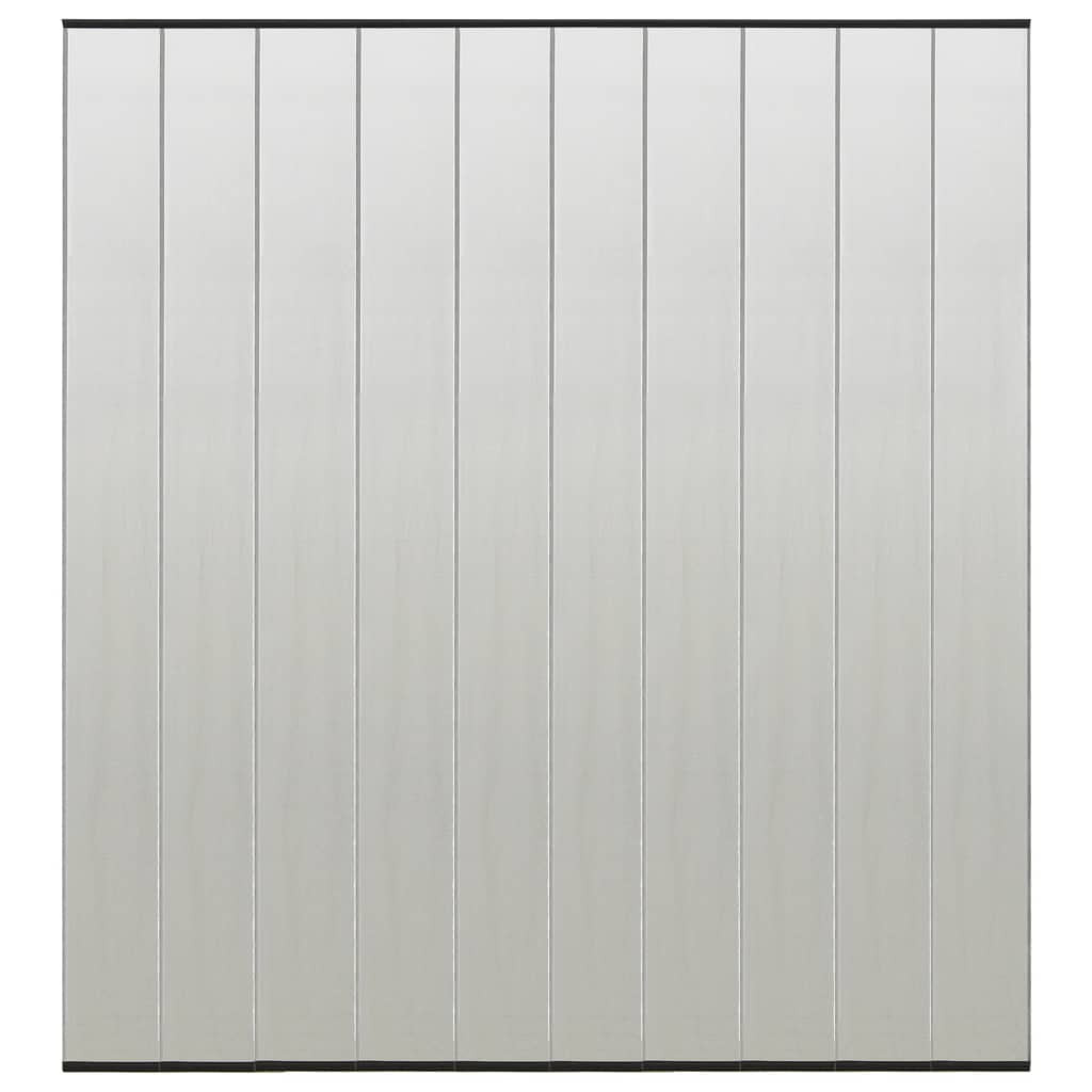 vidaXL Insektenschutz für Türen 10-tlg. Netzvorhang Schwarz 240x240 cm