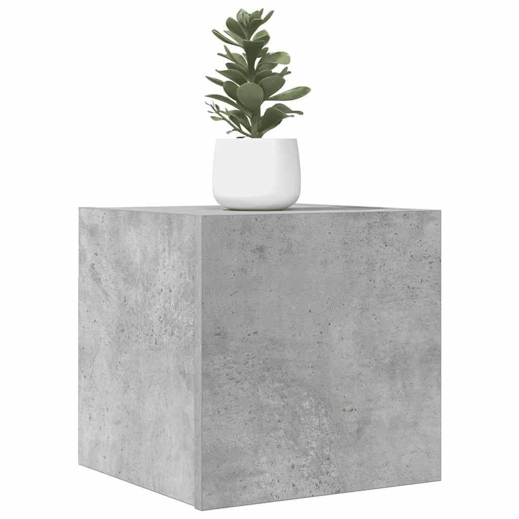 vidaXL TV-Wandschränke 2 Stk. Betongrau 30,5x30x30 cm