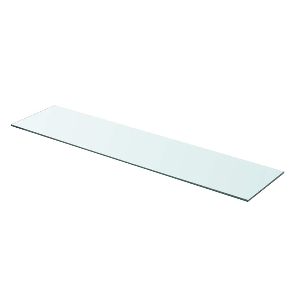 vidaXL Regalboden Glas Transparent 90x20 cm