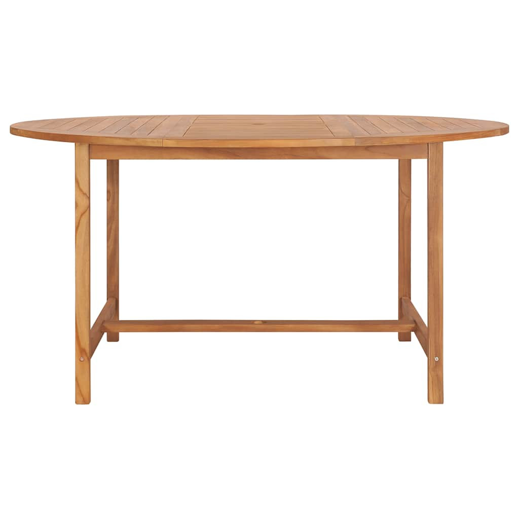 vidaXL Gartentisch 150x76 cm Massivholz Teak
