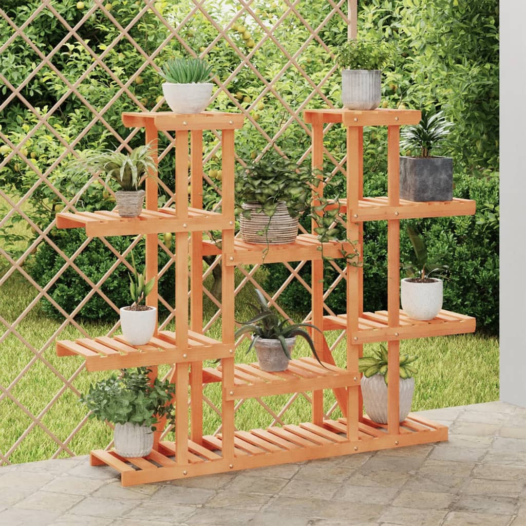 vidaXL Blumenständer 110x25x110,5 cm Massivholz Tanne