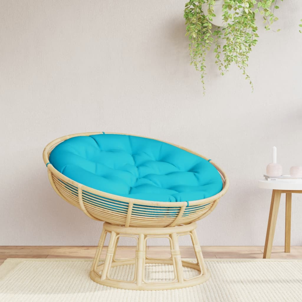 vidaXL Kissen Rund Türkis Ø 100x11 cm Oxford-Gewebe