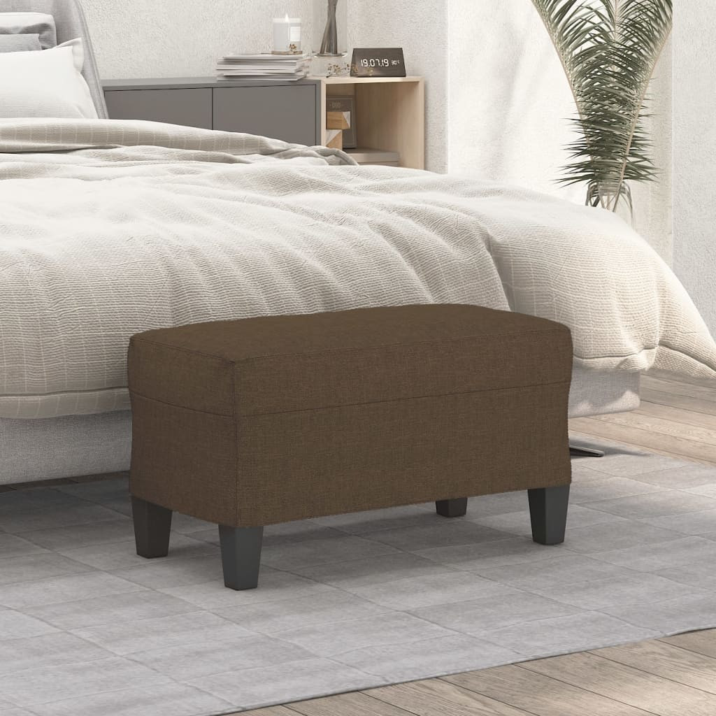 vidaXL Sitzbank Braun 70x35x41 cm Stoff
