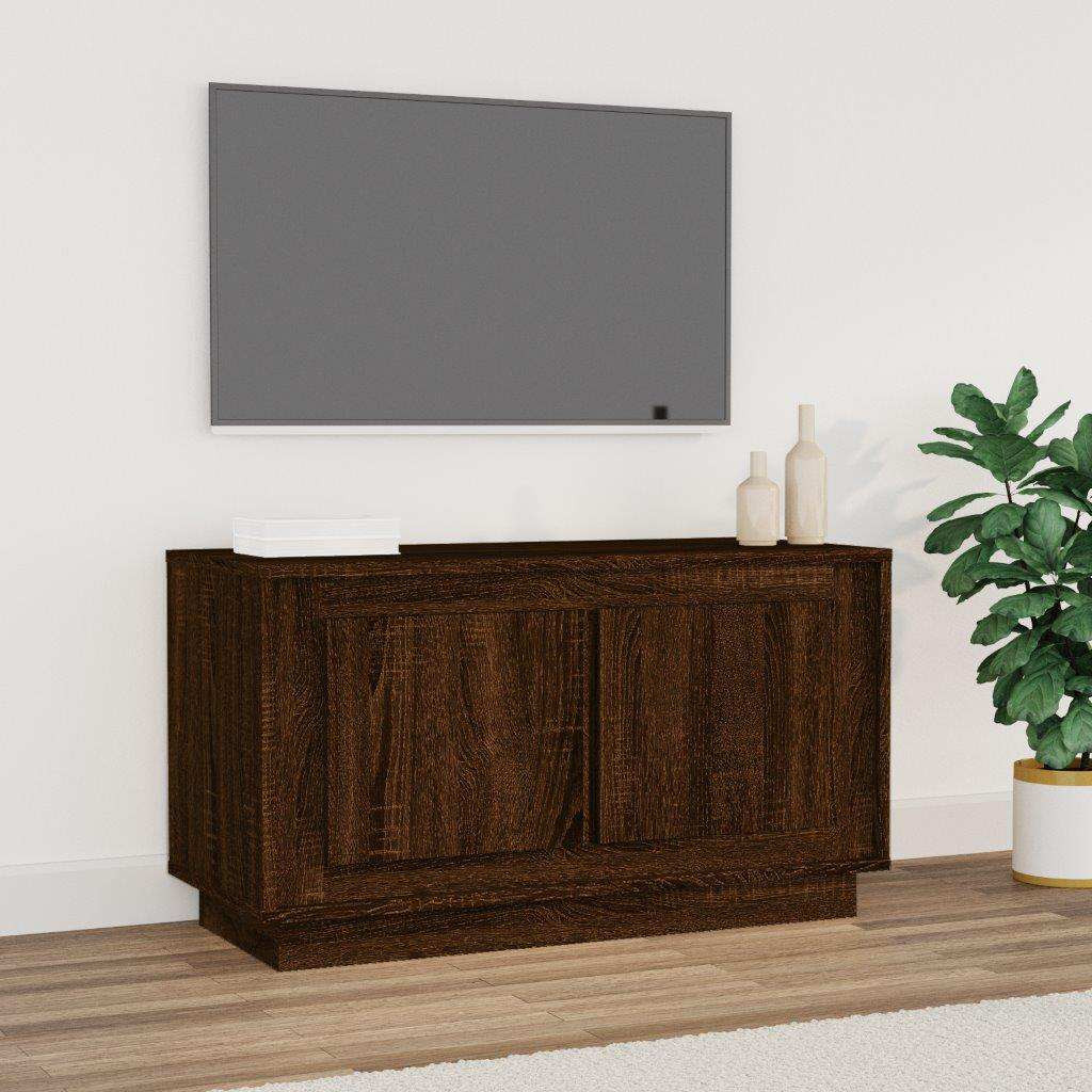 vidaXL TV-Schrank Braun Eichen-Optik 80x35x45 cm Holzwerkstoff