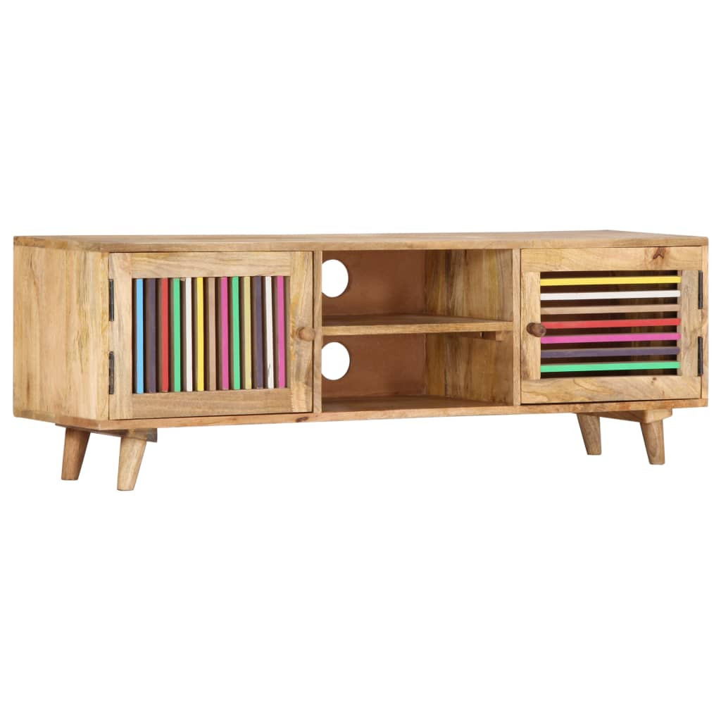 vidaXL TV-Schrank 120x30x40 cm Massivholz Mango