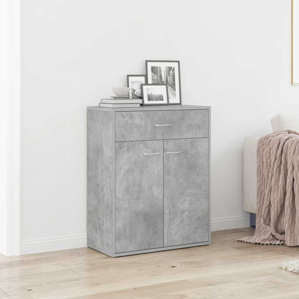 vidaXL Sideboard Betongrau 60x30x75 cm Holzwerkstoff