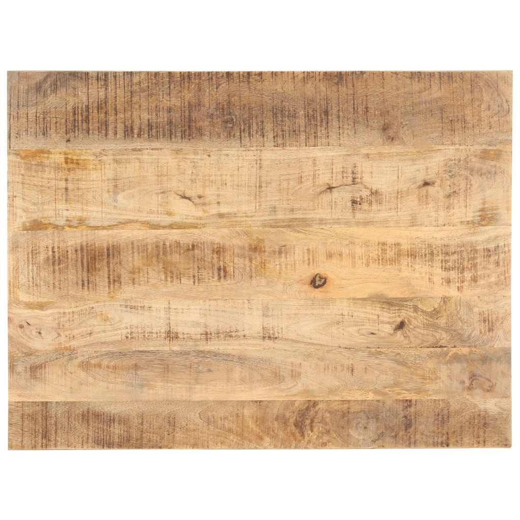 vidaXL Tischplatte Massivholz Mango 25-27 mm 90x60 cm