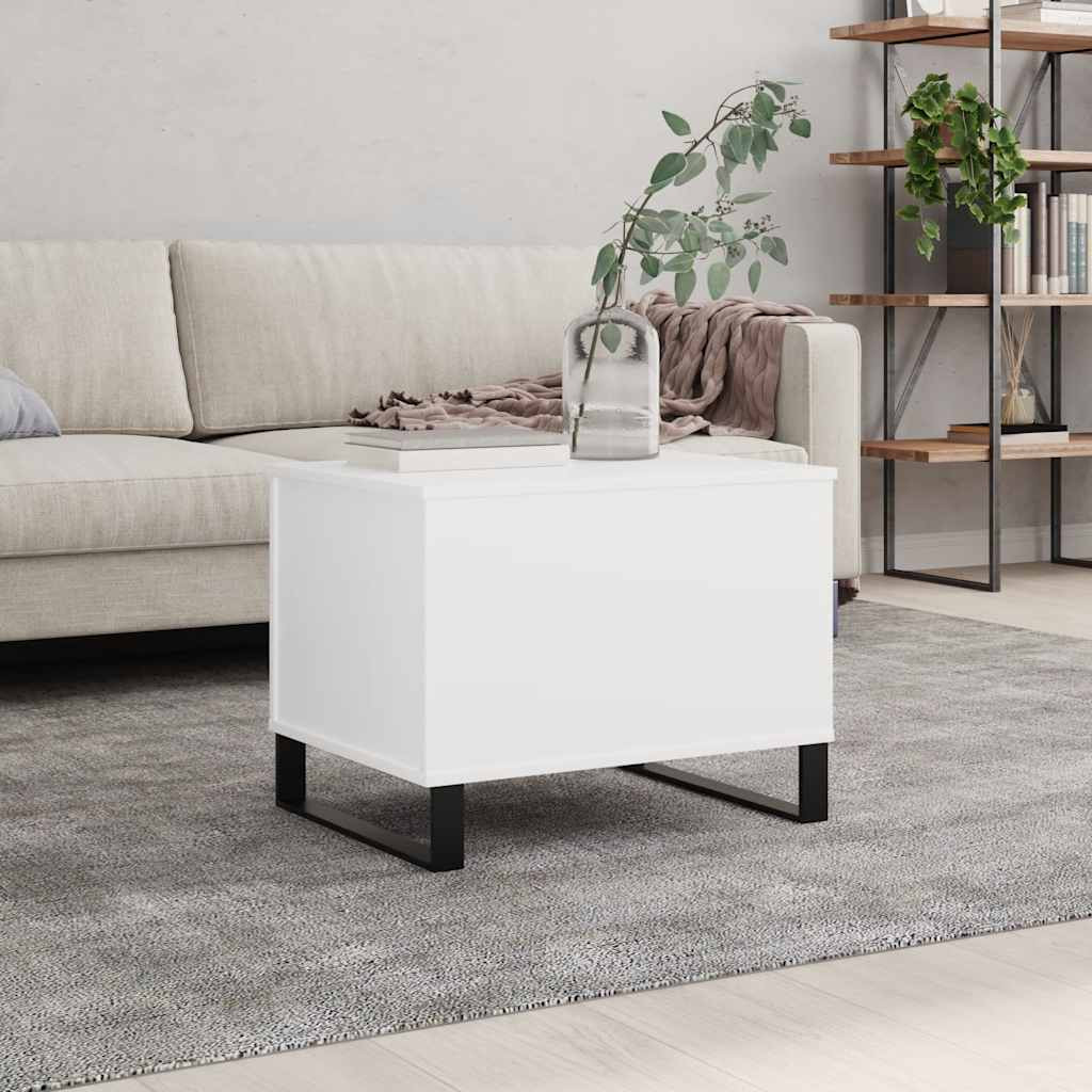 vidaXL Couchtisch Weiß 60x44,5x45 cm Holzwerkstoff