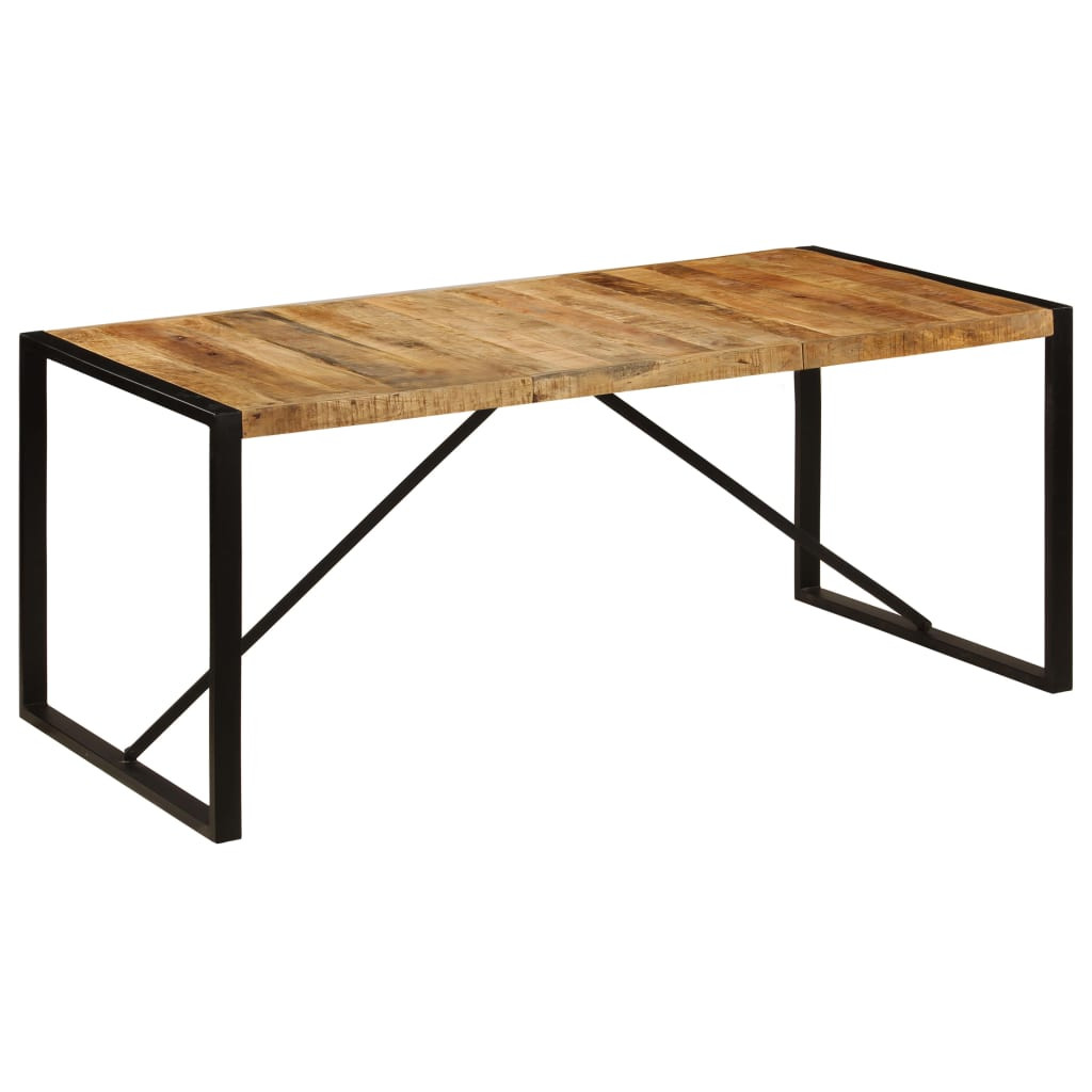 vidaXL Esstisch 180x90x75 cm Massivholz Mango