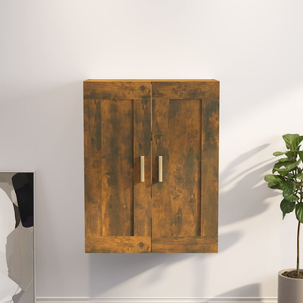 vidaXL Wandschrank Räuchereiche 69,5x32,5x90 cm Holzwerkstoff