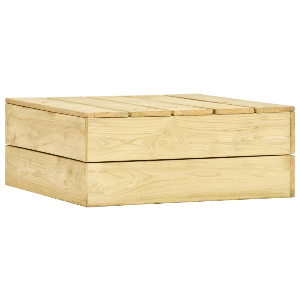 vidaXL Gartentisch 75x75x31 cm Kiefernholz Imprägniert