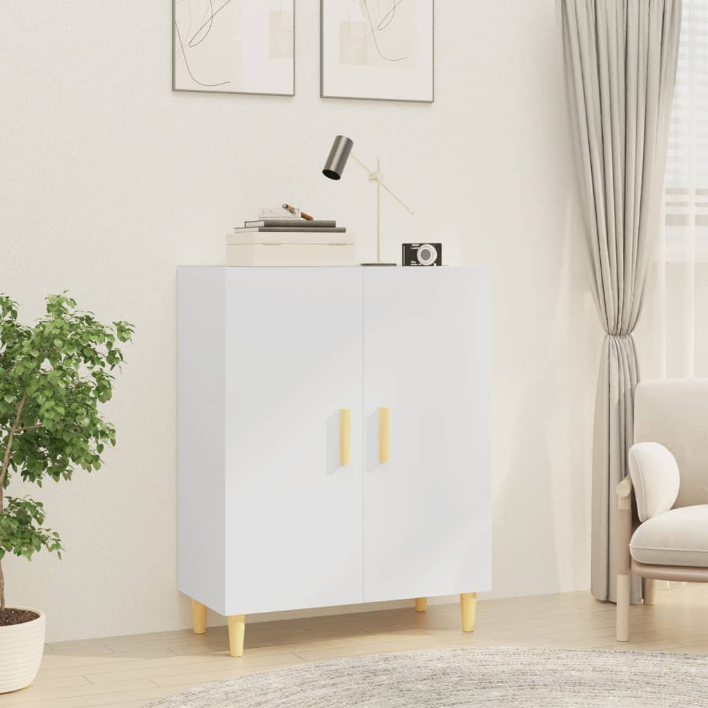 vidaXL Sideboard Weiß 70x34x90 cm Holzwerkstoff