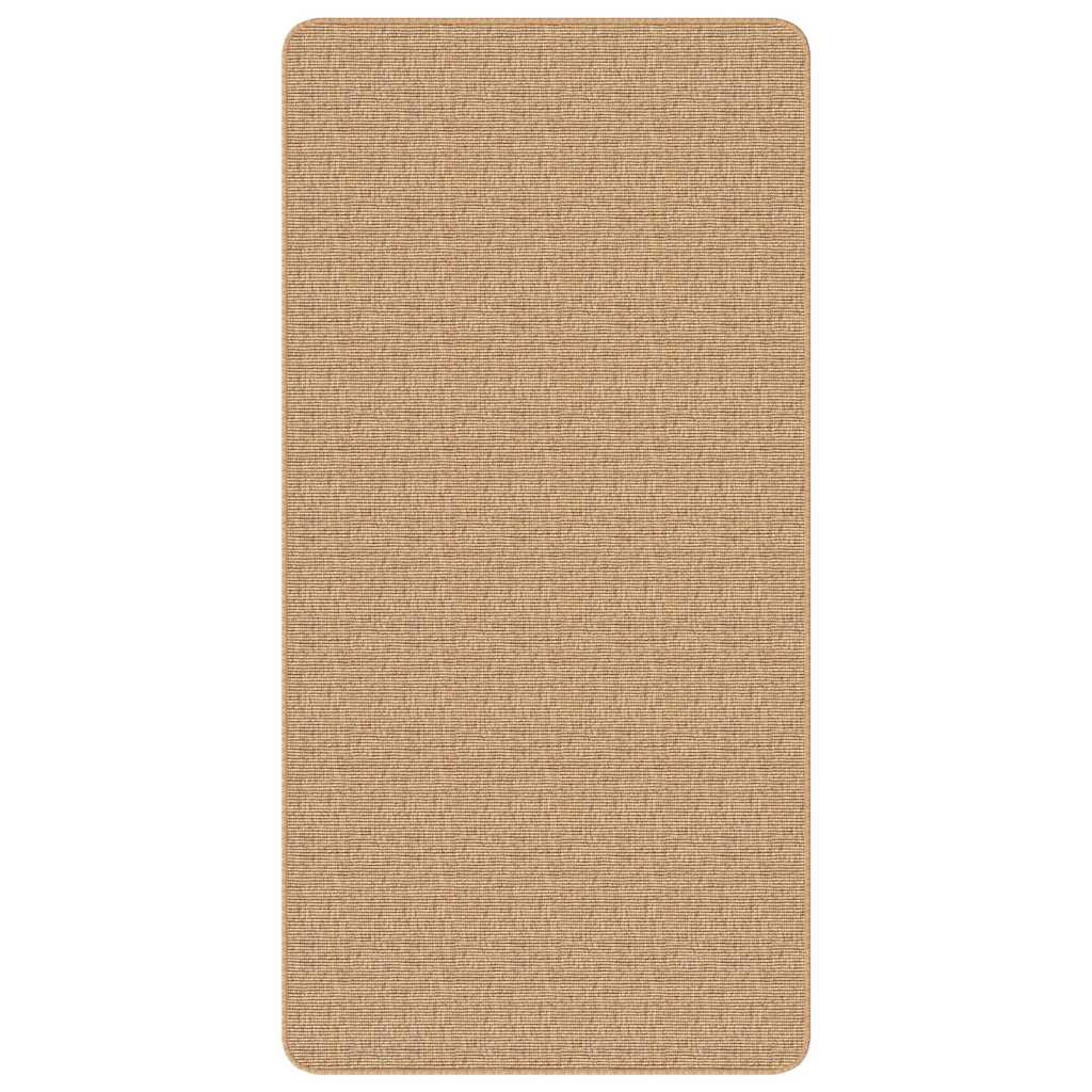 vidaXL Teppich Jute mit Latexrücken 80x160 cm Natur