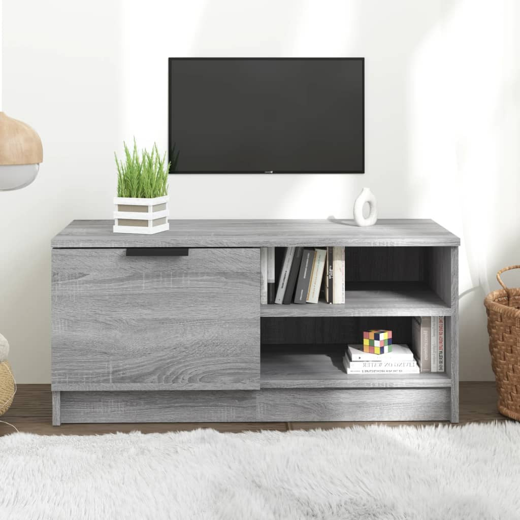 vidaXL TV-Schrank Grau Sonoma 80x35x36,5 cm Holzwerkstoff